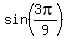 sin%283pi%2F9%29