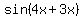 sin%284x%2B3x%29
