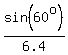 sin%2860%5Eo%29%2F6.4