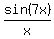 sin%287x%29%2Fx