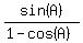 sin%28A%29%2F%281-cos%28A%29%29