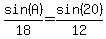 sin%28A%29%2F18+=+sin%2820%29%2F12