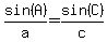 sin%28A%29%2Fa=sin%28C%29%2Fc