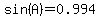 sin%28A%29=0.994