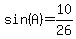sin%28A%29=10%2F26