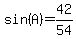 sin%28A%29=42%2F54