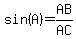 sin%28A%29=AB%2FAC