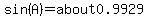 sin%28A%29=about0.9929