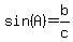 sin%28A%29=b%2Fc