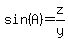 sin%28A%29=z%2Fy