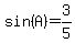 sin%28A%29+=3%2F5