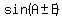 sin%28A+%2B-+B%29