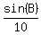 sin%28B%29%2F10