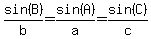 sin%28B%29%2Fb=sin%28A%29%2Fa=sin%28C%29%2Fc
