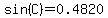 sin%28C%29=0.4820