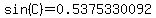 sin%28C%29=0.5375330092