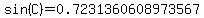 sin%28C%29=0.7231360608973567