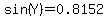 sin%28Y%29=0.8152