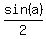 sin%28a%29%2F2