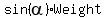 sin%28alpha%29%2AWeight