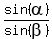 sin%28alpha%29%2Fsin%28beta%29
