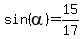 sin%28alpha%29=15%2F17