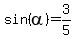 sin%28alpha%29+=+3%2F5