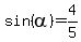 sin%28alpha%29+=+4%2F5