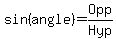 sin%28angle%29=Opp%2FHyp