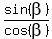 sin%28beta%29%2Fcos%28beta%29+
