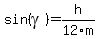 sin%28gamma%29=h%2F12m