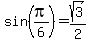 sin%28pi%2F6%29=sqrt%283%29%2F2