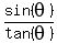 sin%28theta%29%2Ftan%28theta%29