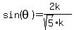 sin%28theta%29=%282k%29%2F%28sqrt%285%29k%29