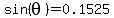 sin%28theta%29=0.1525