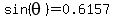sin%28theta%29=0.6157