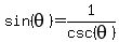 sin%28theta%29=1%2Fcsc%28theta%29