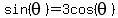sin%28theta%29=3cos%28theta%29