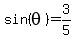 sin%28theta%29+=+3%2F5