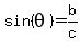 sin%28theta%29+=+b%2Fc