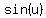 sin%28u%29