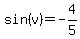 sin%28v%29=-4%2F5