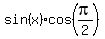 sin%28x%29%2Acos%28pi%2F2%29