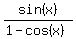 sin%28x%29%2F%281-cos%28x%29%29