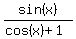 sin%28x%29%2F%28cos%28x%29%2B1%29