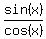 sin%28x%29%2Fcos%28x%29