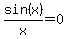 sin%28x%29%2Fx=0