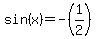 sin%28x%29=-%281%2F2%29