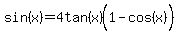 sin%28x%29=4tan%28x%29%281-cos%28x%29%5E%22%22%29
