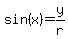 sin%28x%29=y%2Fr